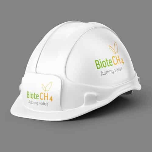 Mock up of a hard hat for BioteCH4