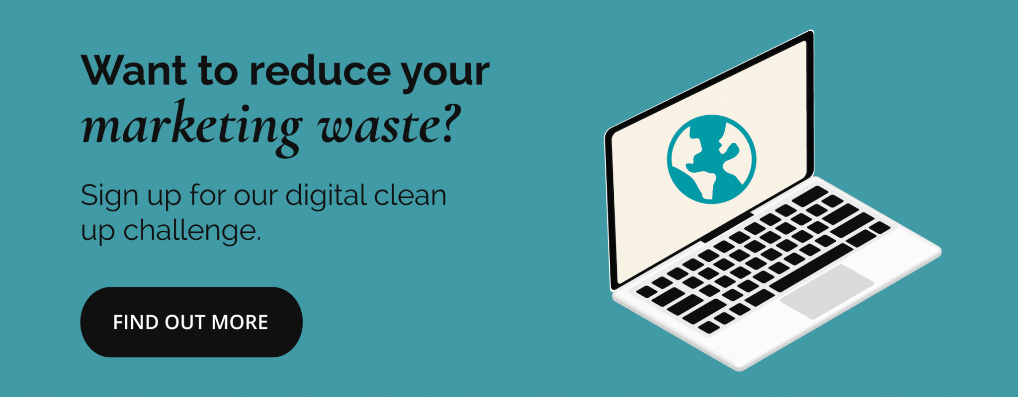 digital clean up banner tablet